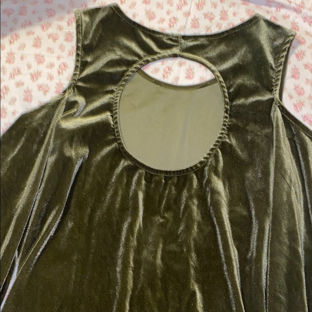 Velvet cut out bodysuit!